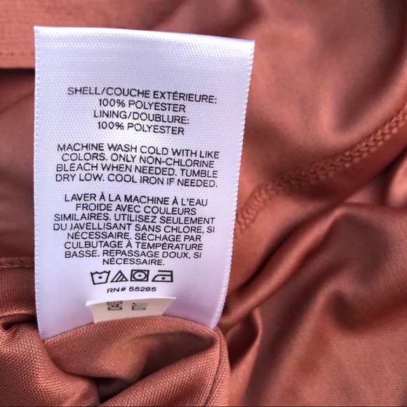 NWT EXPRESS strapless asymmetrical hem dress sz M - Picture 8 of 10